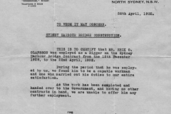 Letter of termination.